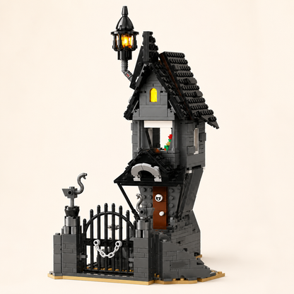 Halloween Haunted House Building Set with 8 Spooky Figures