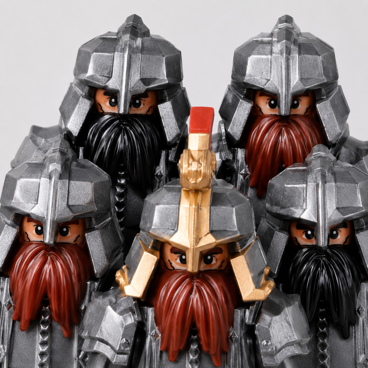 8PCS Dwarf Warrior Minifigures Set – Original MOC Building Block Toys Compatible with Major Brick Brands