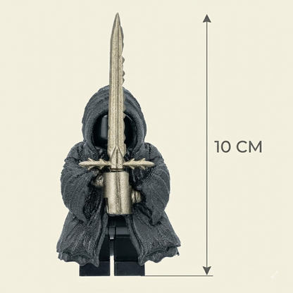 9PCS Dark Hooded Knight Building Block Minifigures – Fantasy Army Set