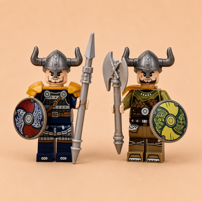 24PCS Pirate Minifigures Set – Original MOC Building Block Figures with Weapons & Accessories
