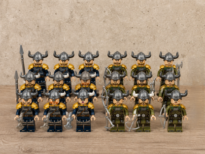 24PCS Pirate Minifigures Set – Original MOC Building Block Figures with Weapons & Accessories
